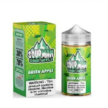 Green Apple 200ml E-Liquid By Sour Man