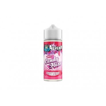 Strawberry CANDY FLOSS 100ml E-Liquid By 50/50 Alienz Vape Co | BUY 2 GET 1 FREE