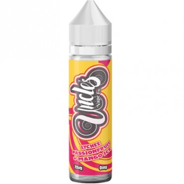 Lychee Passionfruit & Mango Ice Slush 50ml E-Liquid By Uncles Vape Co.