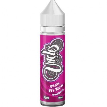 Pink Hi-Zen Raspberry 50ml E-Liquid By Uncles Vape Co.