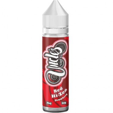 Red Hi-Zen Strawberry 50ml E-Liquid By Uncles Vape Co.