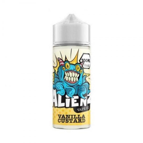 Vanilla Custard 100ml E-Liquid By Alienz Vape Co | BUY 2 GET 1 FREE