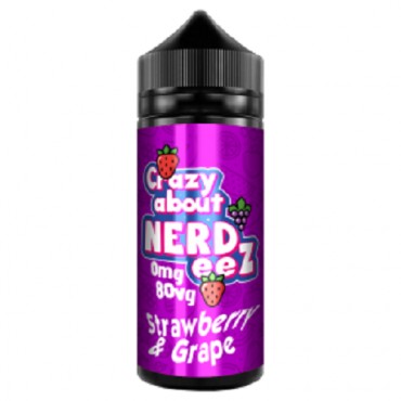 Strawberry & Grape 100ml E-Liquid By Crazy about Nerdeez | BUY 2 GET 1 FREE