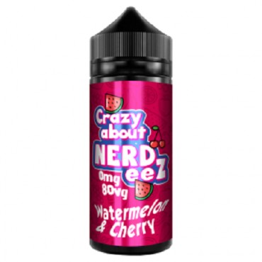 Watermelon & Cherry 100ml E-Liquid By Crazy about Nerdeez | BUY 2 GET 1 FREE