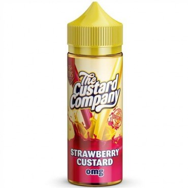 Strawberry Custard 100ml E-Liquid By The Custard Company | BUY 2 GET 1 FREE
