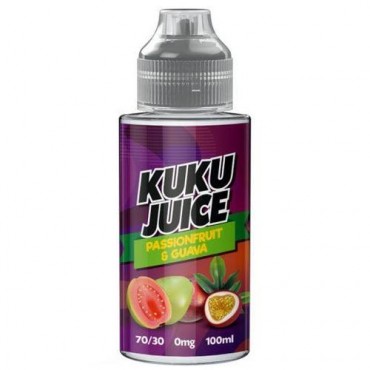 Passion Fruit & Guava 100ml E-Liquid By Kuku Juice