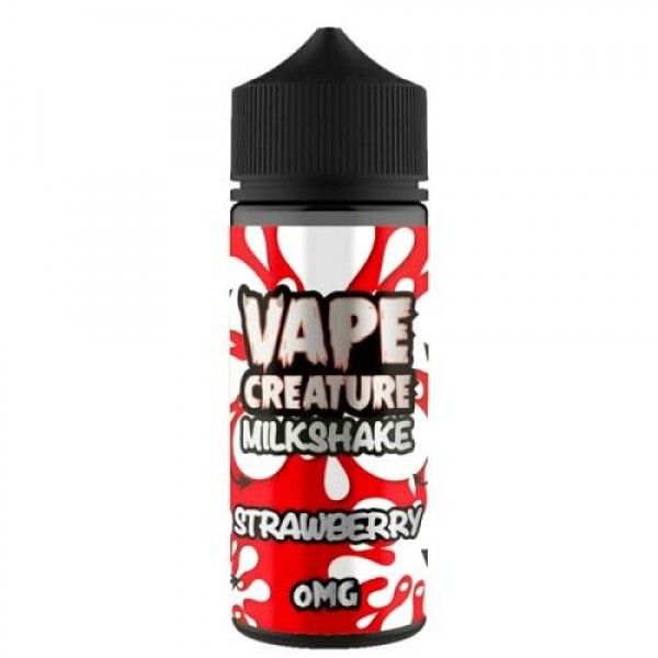 Strawberry MILKSHAKE 100ml E-Liquid By Vape Creature | BUY 2 GET 1 FREE