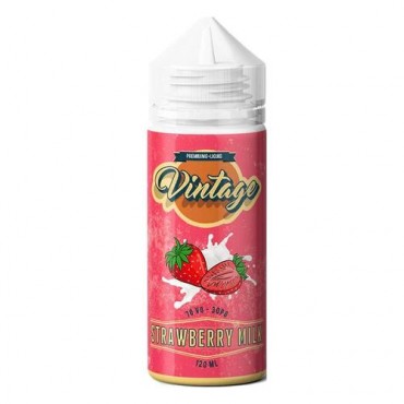 Strawberry Milk 100ml E-Liquid By Vintage | BUY 2 GET 1 FREE