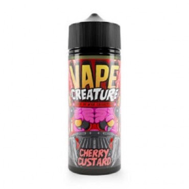 Cherry CUSTARD 100ml E-Liquid By Vape Creature | BUY 2 GET 1 FREE