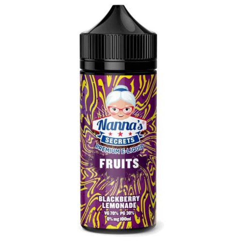 Blackberry Lemonade 100ml E-Liquid By Nannas Secrets Fruits | BUY 2 GET 1 FREE