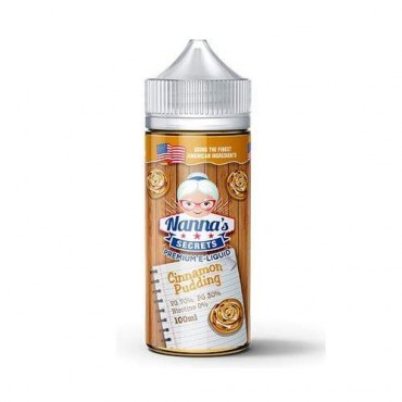 Cinnamon Pudding 100ml E-Liquid By Nannas Secrets | BUY 2 GET 1 FREE