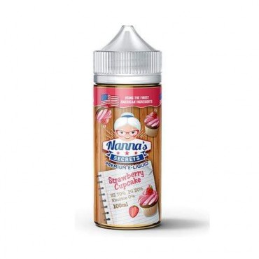 Strawberry Cupcake 100ml E-Liquid By Nannas Secrets | BUY 2 GET 1 FREE