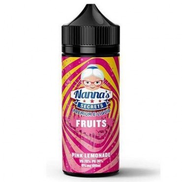 Pink Lemonade 100ml E-Liquid By Nannas Secrets Fruits