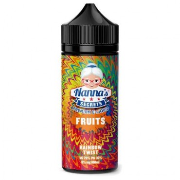 Rainbow Twist 100ml E-Liquid By Nannas Secrets Fruits | BUY 2 GET 1 FREE