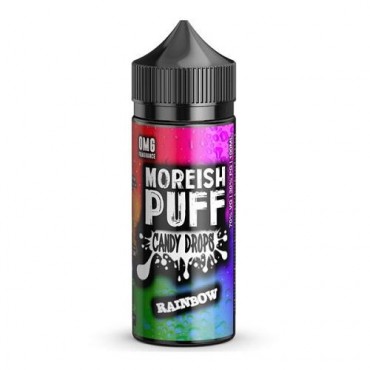 Rainbow CANDY DROPS 100ml E-Liquid By Moreish Puff