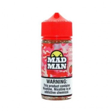 Crazy Strawberry 100ml E-Liquid By Mad Man