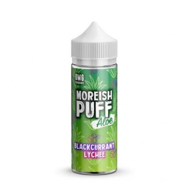 Blackcurrant Lychee ALOE 100ml E-Liquid By Moreish Puff