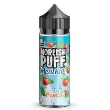 Peach MENTHOL 100ml E-Liquid By Moreish Puff