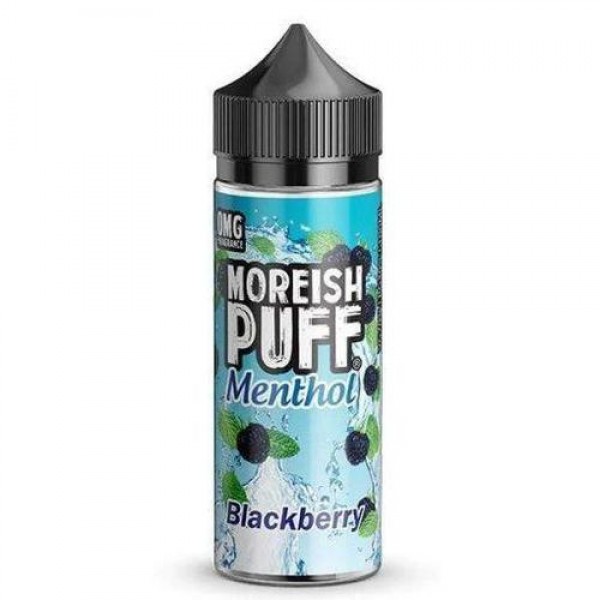 Blackberry MENTHOL 100ml E-Liquid By Moreish Puff