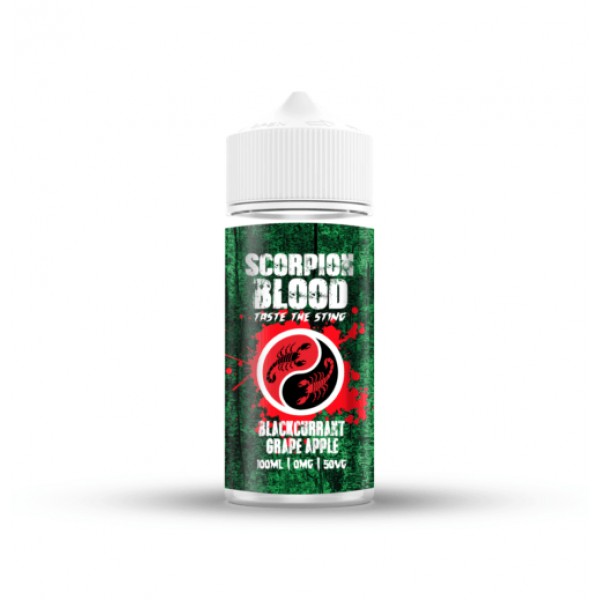 Blackcurrant Grape Apple E Liquid by Scorpion Blood 100ml