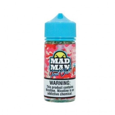 Crazy Strawberry Iced Out 100ml E-Liquid By Mad Man