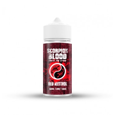 Red Menthol E Liquid by Scorpion Blood 100ml