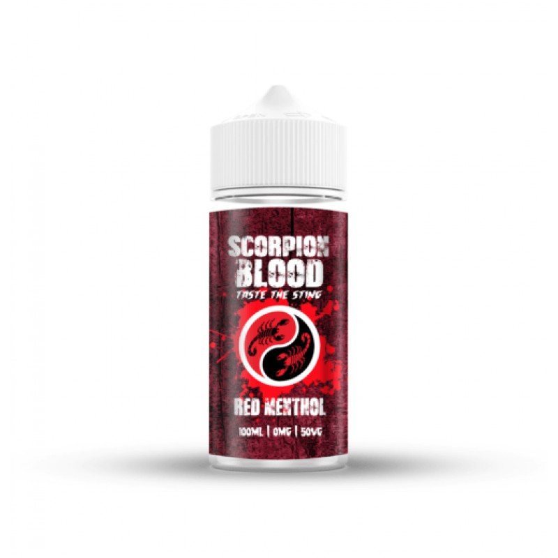 Red Menthol E Liquid by Scorpion Blood 100ml