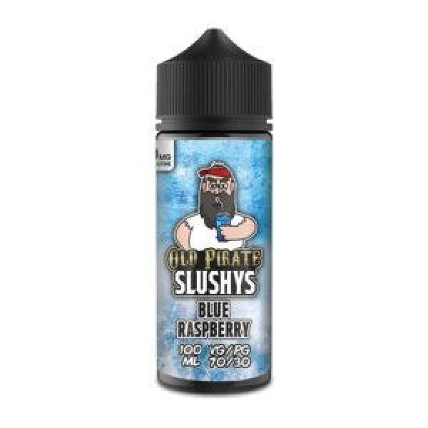 Blue Raspberry 100ml E-Liquid By Old Pirate Slushys