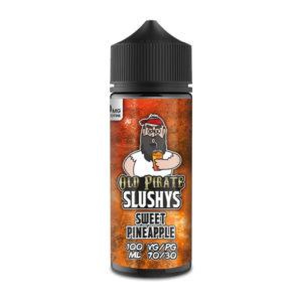 Sweet Pineapple 100ml E-Liquid By Old Pirate Slushys