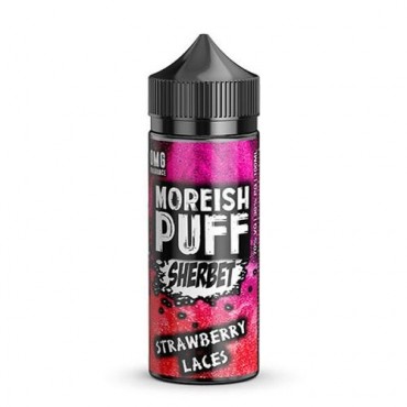 Strawberry Laces Sherbet 100ml E-Liquid By Moreish Puff