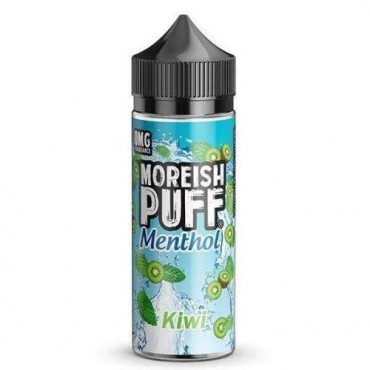 Kiwi MENTHOL 100ml E-Liquid By Moreish Puff