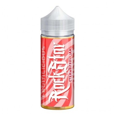 Strawberry Jam FRUITILICIOUS 100ml e-Liquid By Rockstar | BUY 2 GET 1 FREE