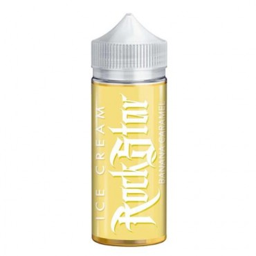 Banana Caramel ICE CREAM 100ml E-Liquid By Rockstar | BUY 2 GET 1 FREE