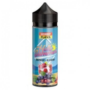 Hello Summer Raspberry Blueberry E-Liquid by Horny Flava The Summer Edition 100ml