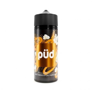 Butterscotch Popcorn 100ml Shortfill E-liquid by Pud