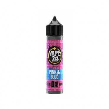 Pink & Blue 50ml E-Liquid By Vape 24 | BUY 2 GET 1 FREE