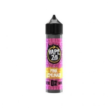 Pink Lemonade 50ml E-Liquid By Vape 24 | BUY 2 GET 1 FREE
