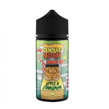 Apple & Cinnamon Shortfill E Liquid by Pancake Factory 100ml | BUY 2 GET 1 FREE