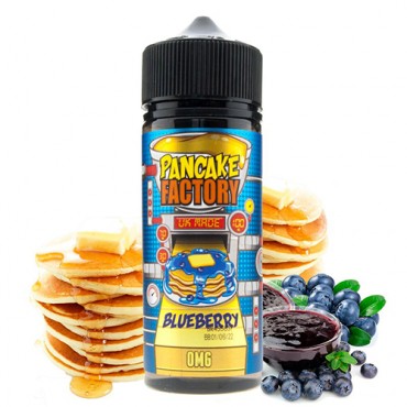 Blueberry Shortfill E Liquid by Pancake Factory 100ml