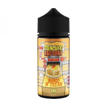 Mango & Cream Shortfill E Liquid by Pancake Factory 100ml | BUY 2 GET 1 FREE
