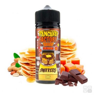 Snikkers Shortfill E Liquid by Pancake Factory 100ml | BUY 2 GET 1 FREE