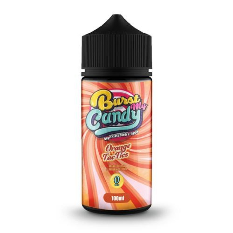 Orange Tac Tics 100ml E-Liquid By Burst My Candy