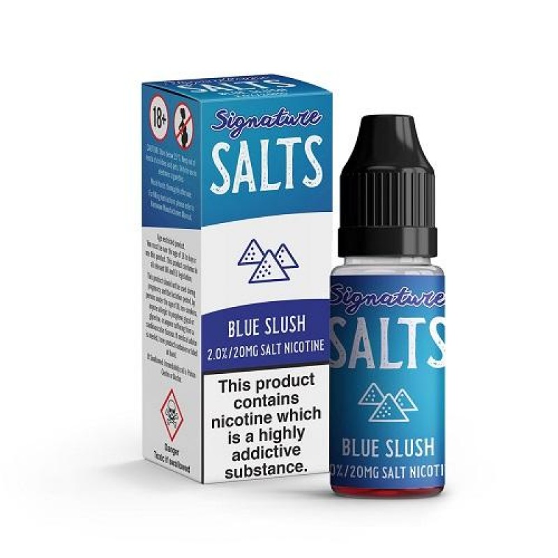 Blue Slush Nic Salt 10ml By Signature Salts 20mg