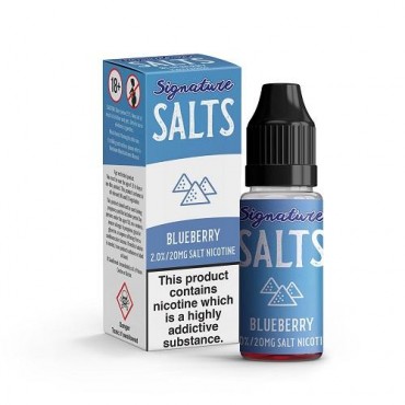 Blueberry Nic Salt 10ml By Signature Salts 20mg