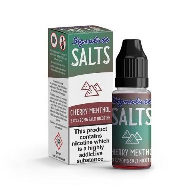 Cherry Menthol Nic Salt 10ml By Signature Salts 20mg