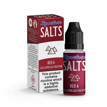 Red A Nic Salt 10ml By Signature Salts 20mg