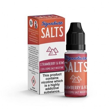 Strawberry & Kiwi Nic Salt 10ml By Signature Salts 20mg