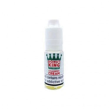 Strawberry Cream Nic Salt 10ml By Donut King 20mg