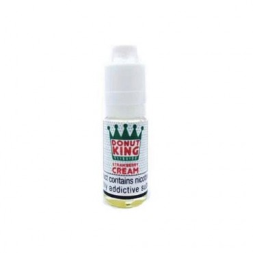 Strawberry Cream Nic Salt 10ml By Donut King 20mg