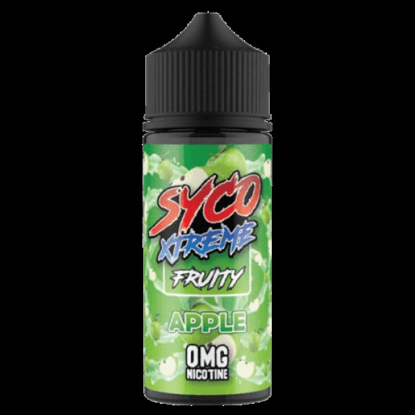 Syco Xtreme Fruity - Apple E liquid Shortfill 100ml